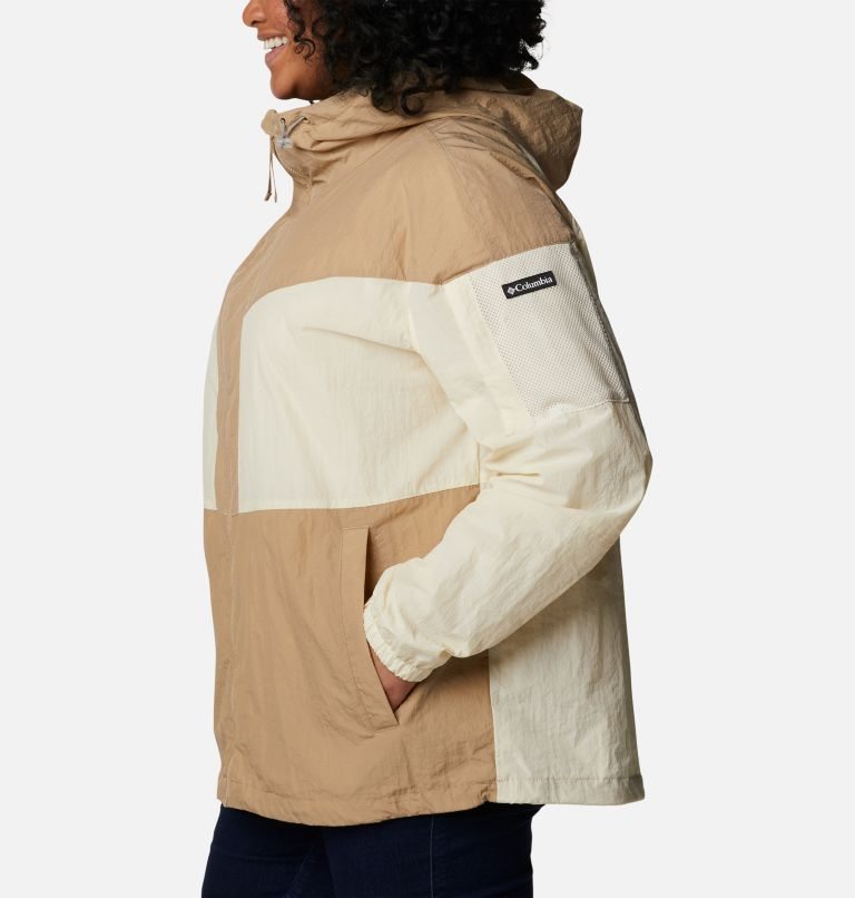 Women's Columbia Wallowa Park Lined Jackets Beige / Brown | Plus Size CA-WA53C